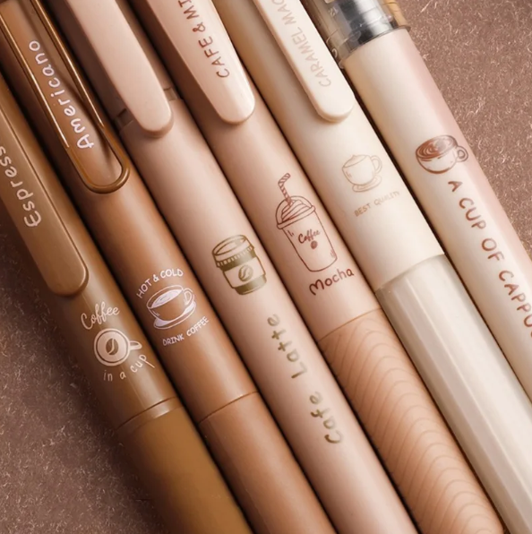 Pens - Aesthetic Coffee Style Gel Pens
