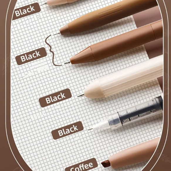 Pens - Aesthetic Coffee Style Gel Pens