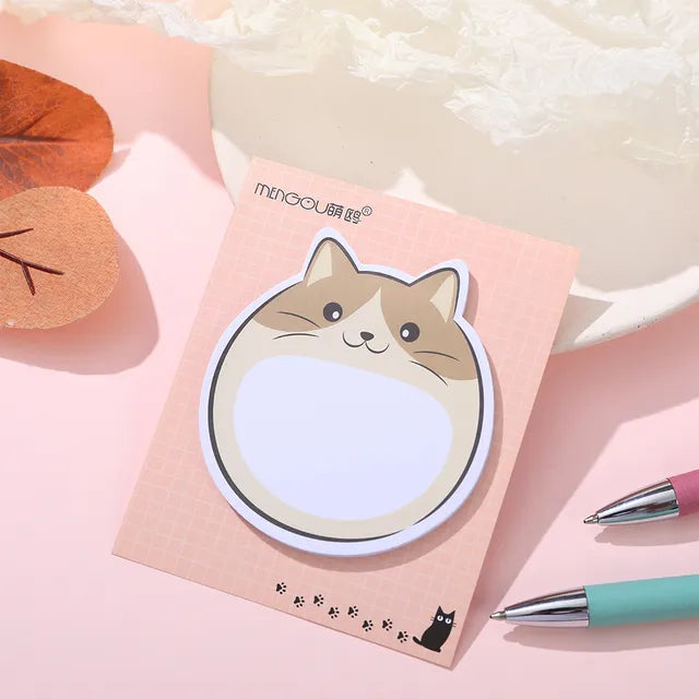 Cute Cat Sticky Memo Pad