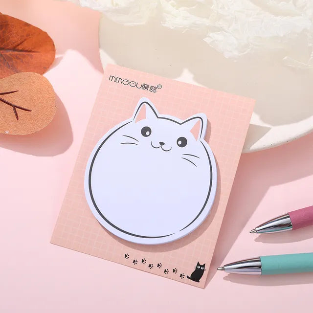 Cute Cat Sticky Memo Pad