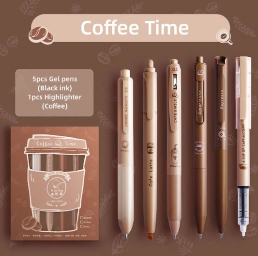 Pens - Coffee Style Gel Pens