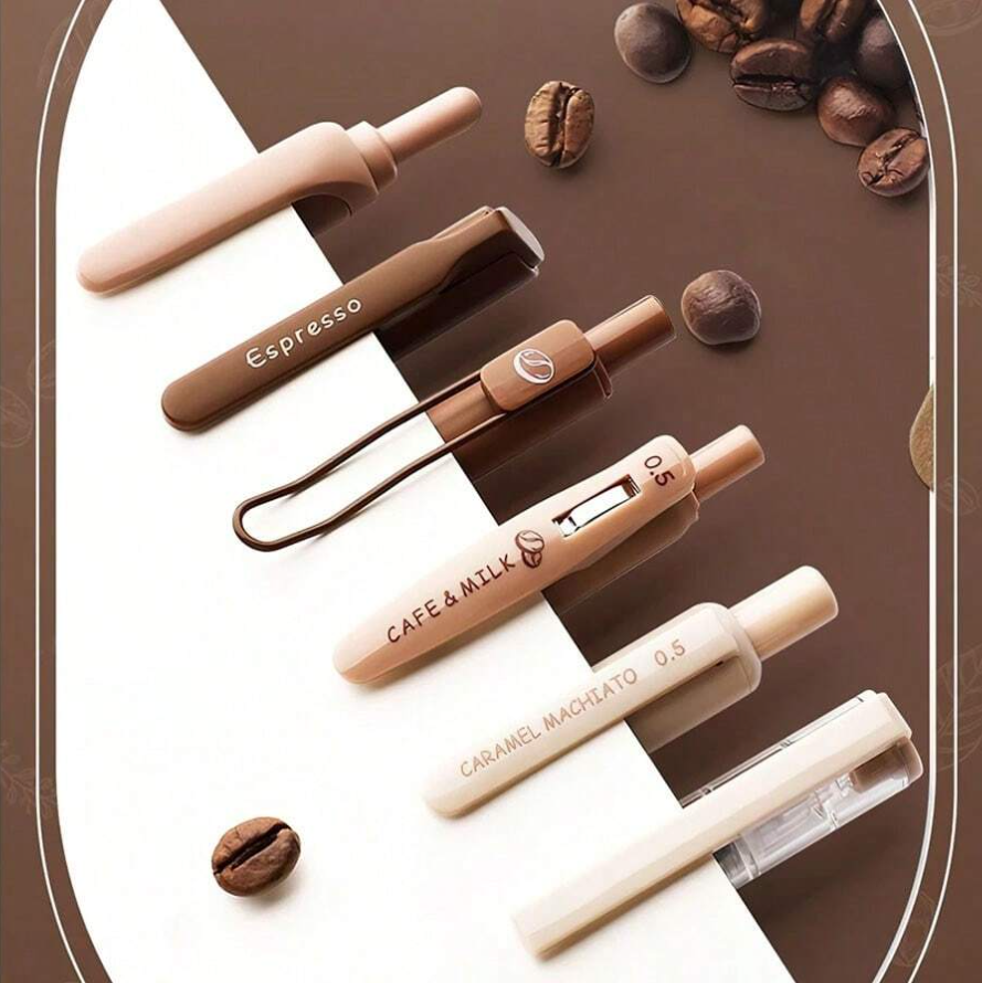 Pens - Aesthetic Coffee Style Gel Pens