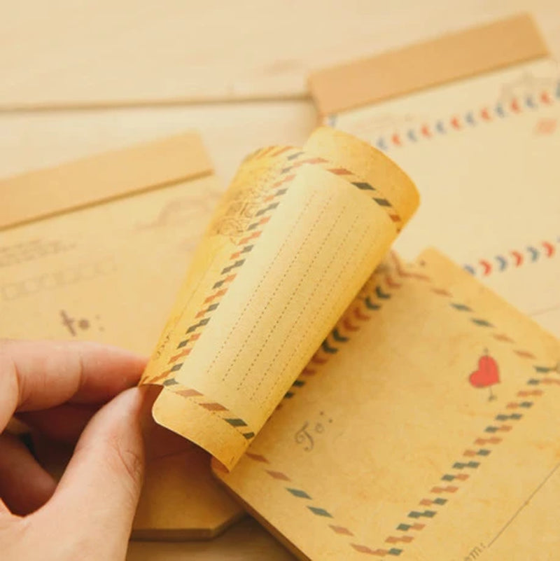 Free Shipping Mini Retro Vintage Kraft Paper Envelopes Cute Cartoon Kawaii Paper Korean Stationery Gift