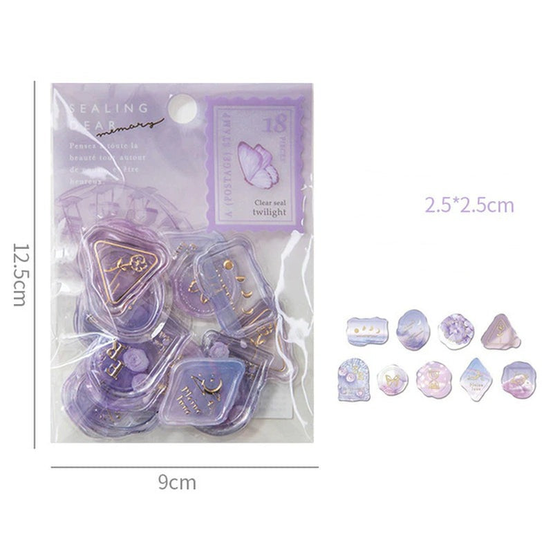 Twilight Lilac - 18Pcs/Set 