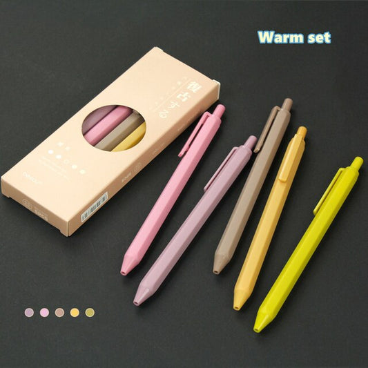 Warm Gel Pens - 5 Pack