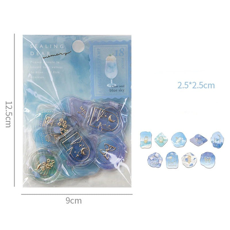 Blue Sky - 18Pcs/Set 